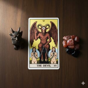 タロットカードの悪魔のイラスト